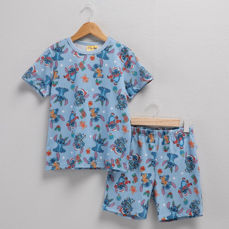 Pijama Navidad 2 piezas Niña Stitch