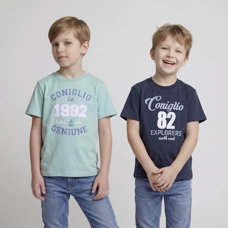 Pack 2 Poleras Manga Corta Niño