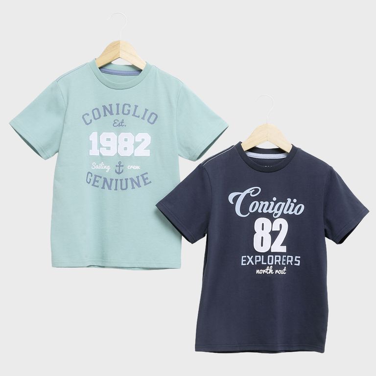 Pack 2 Poleras Manga Corta Niño