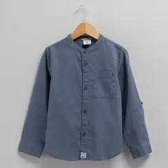 CONIGLIO - Camisa Cuello Mao Lino Niño