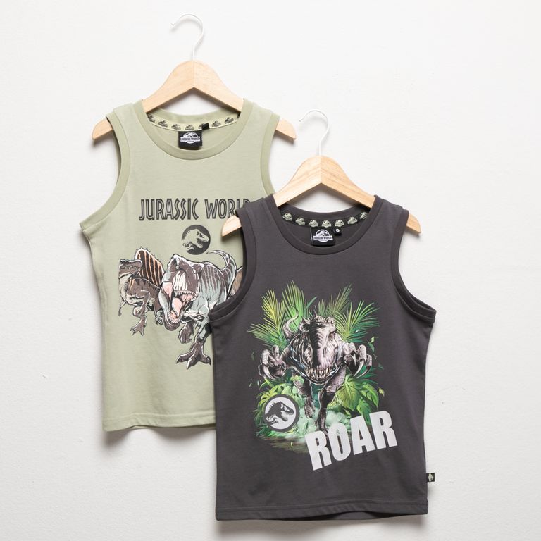 Pack De 2 Poleras Sin Mangas Niño
