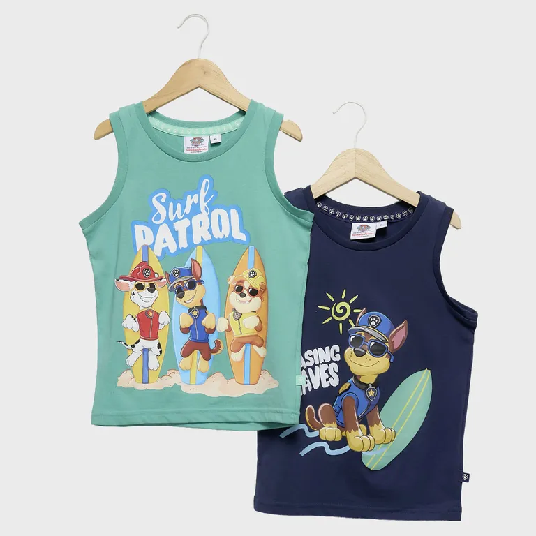 Pack De 2 Poleras Sin Mangas Niño