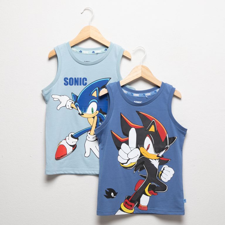 Pack De 2 Poleras Sin Mangas Niño