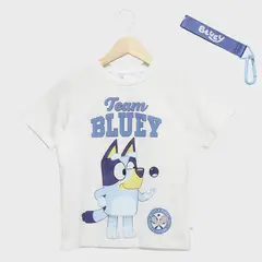 BLUEY - Polera Más Llavero Niño