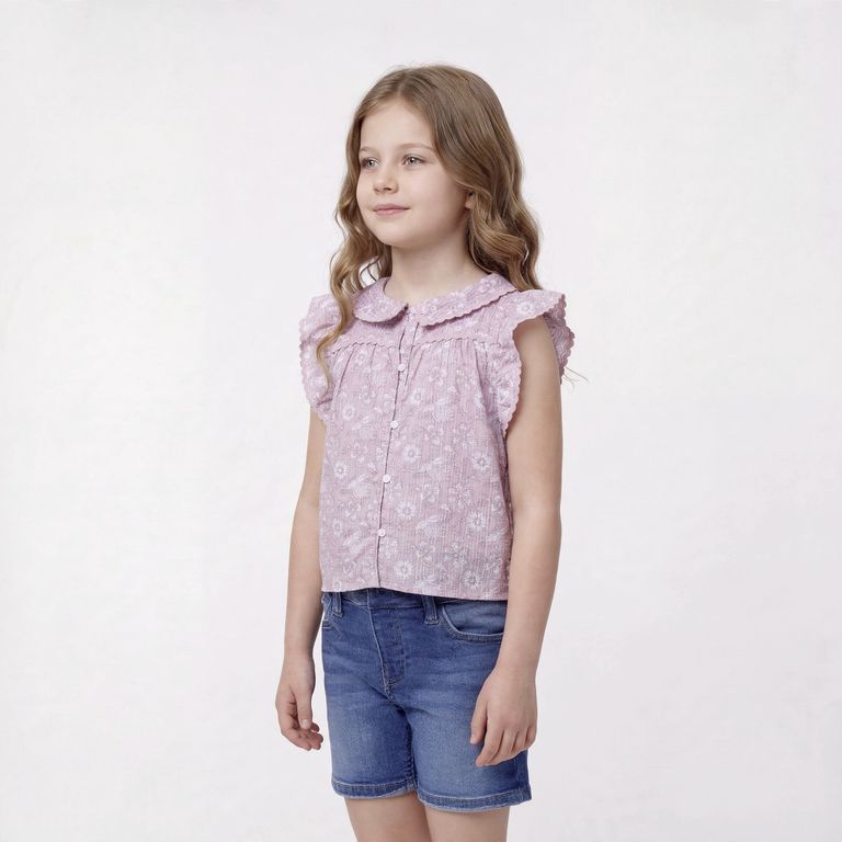Blusa Manga Corta Niña