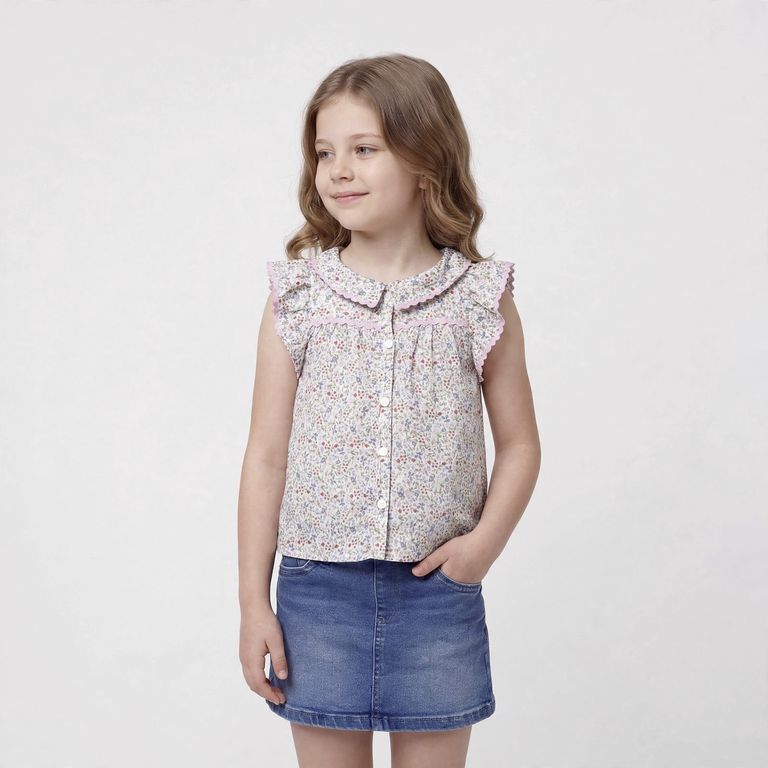 Blusa Manga Corta Niña