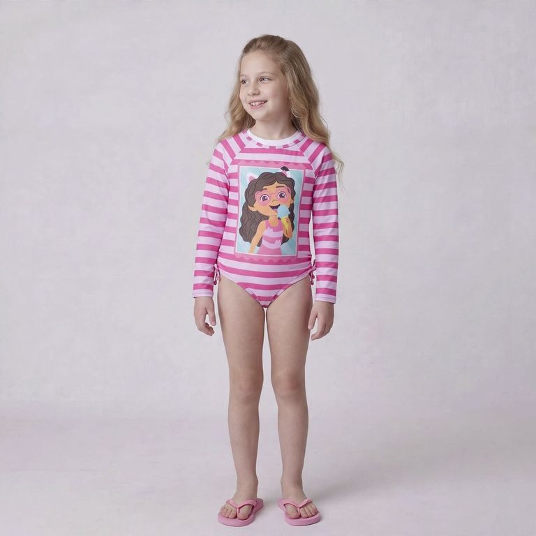 Traje De Baño Entero Niña