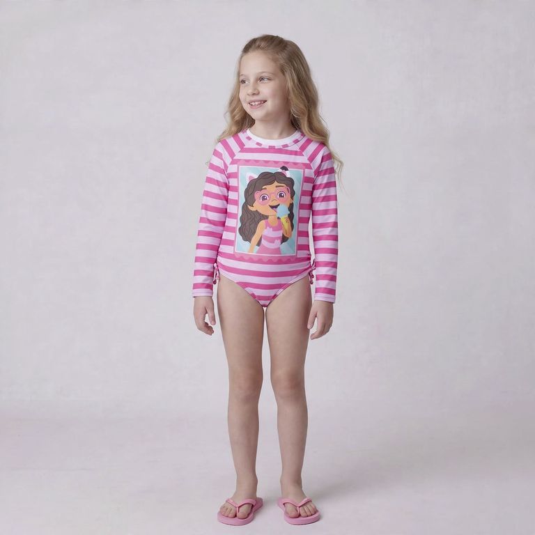 Traje De Baño Entero Niña