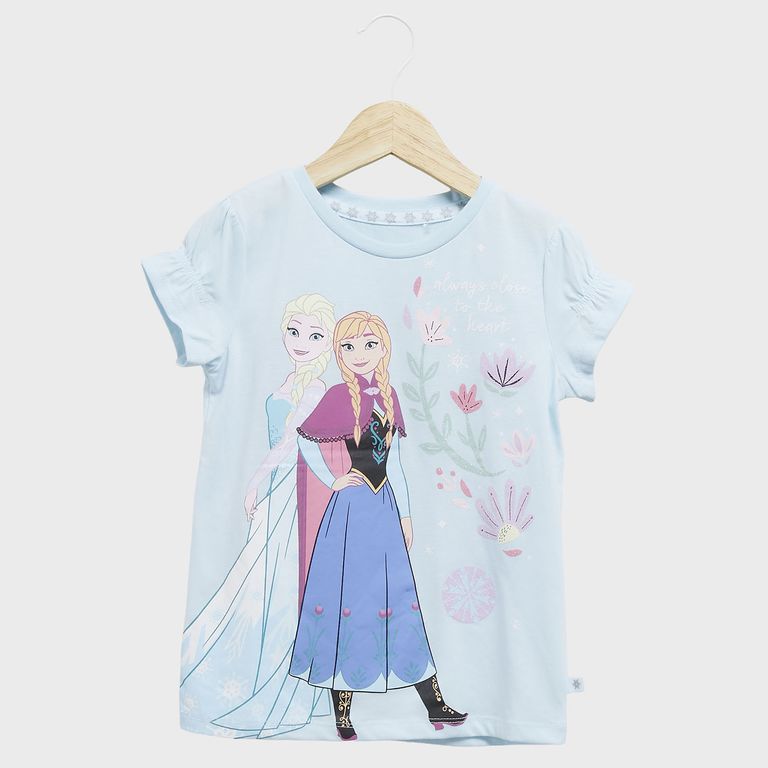 FROZEN Polera Manga Corta Niña
