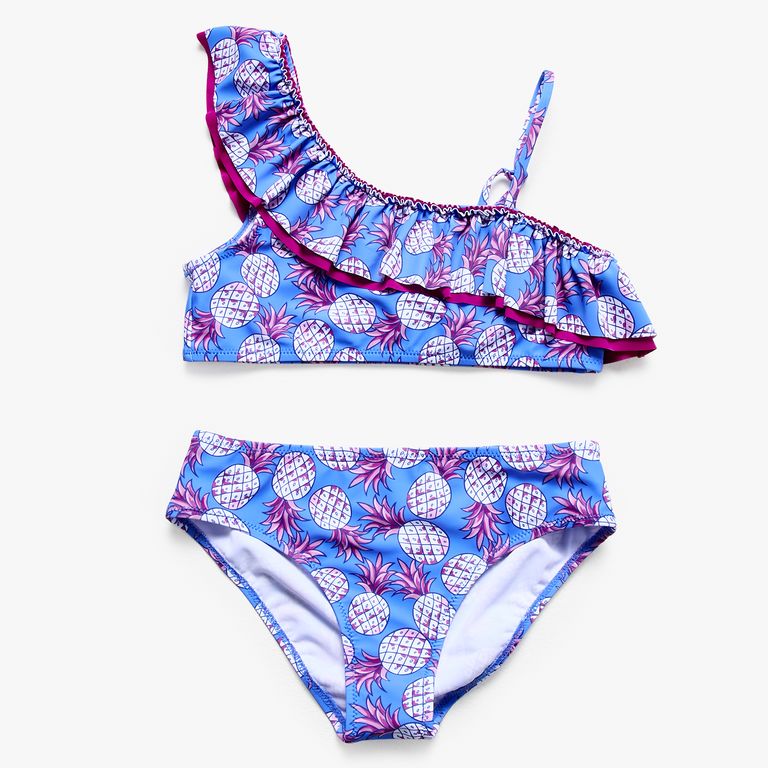 Bikini Dos Piezas Con Vuelo Niña