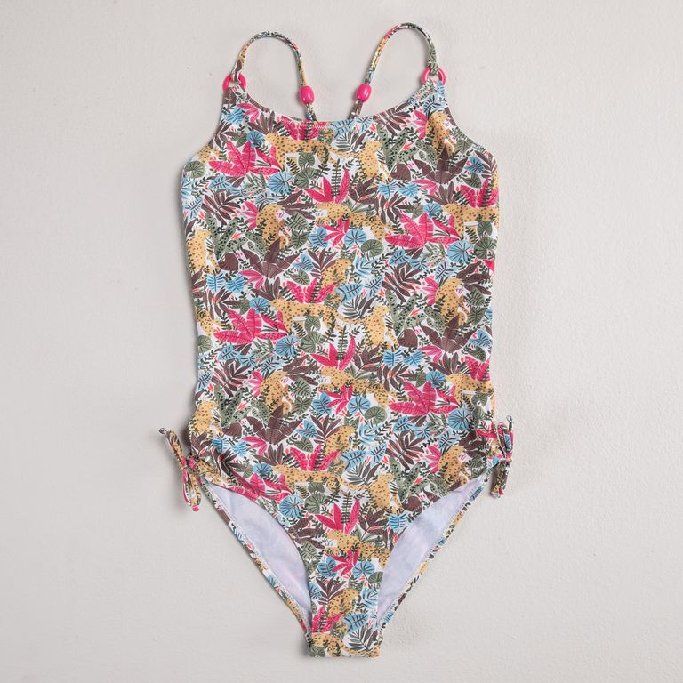 Traje Baño Espalda Cruzada Niña