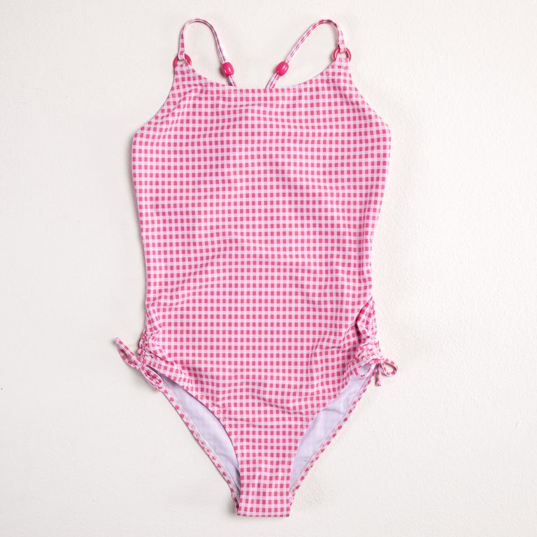 Traje Baño Espalda Cruzada Niña