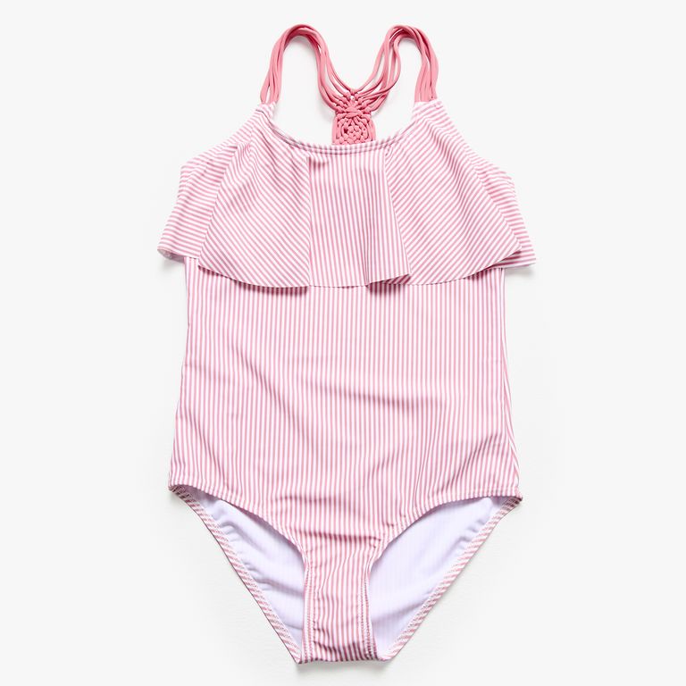 Traje Baño Con Volado Niña