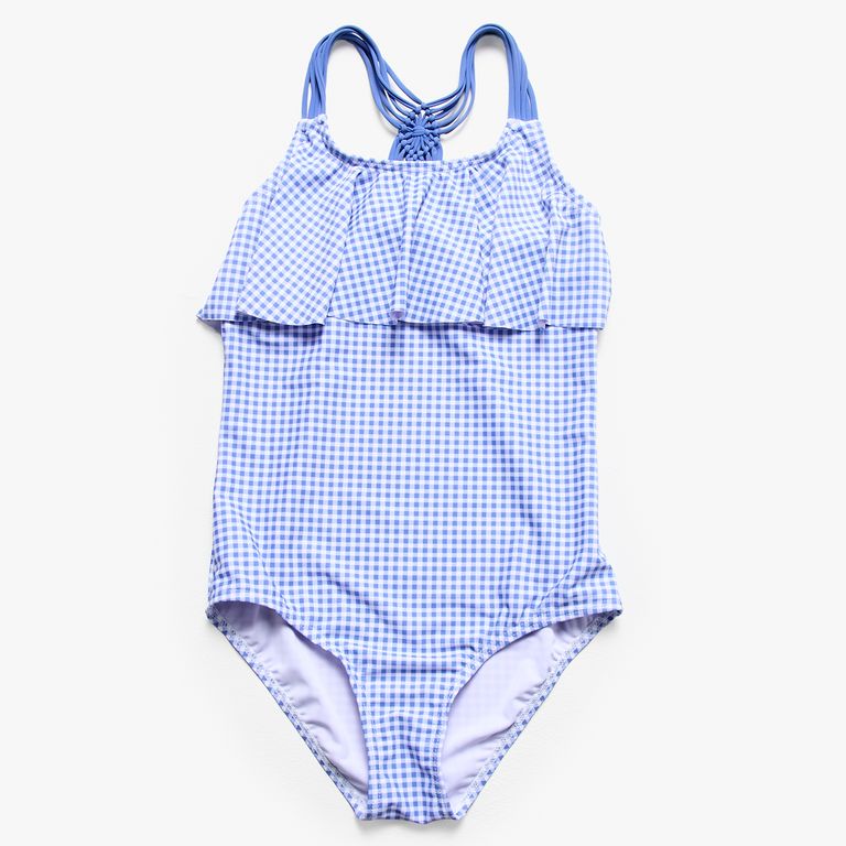 Traje Baño Con Volado Niña