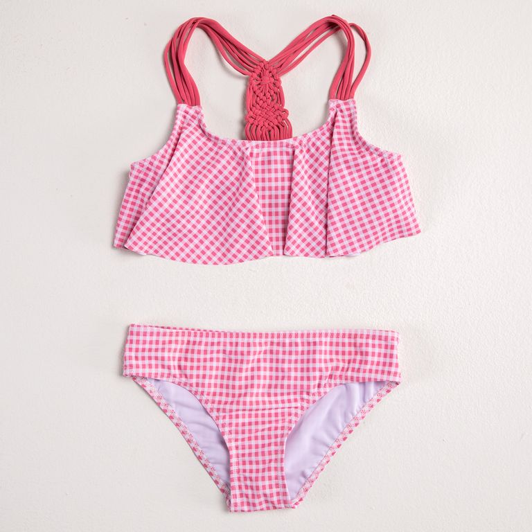 Bikini Dos Piezas Con Vuelo Niña