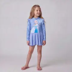 FROZEN - Traje De Baño Entero Tutu Niña
