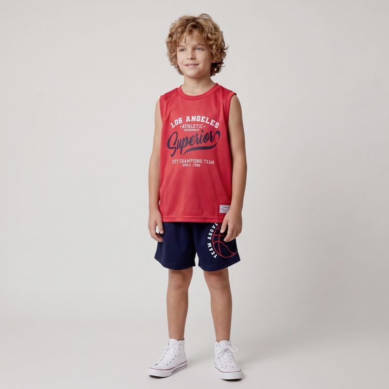 Polera Sin Mangas Niño