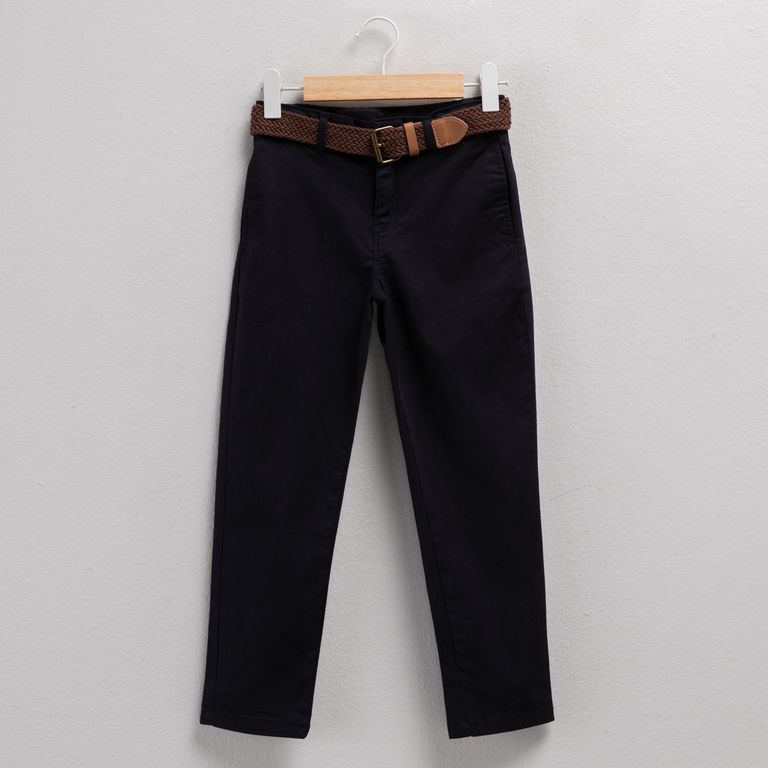 Pantalón Niño Con Cinturón