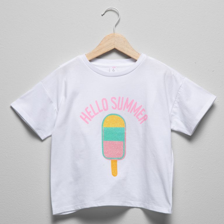 Polera Manga Corta Niña
