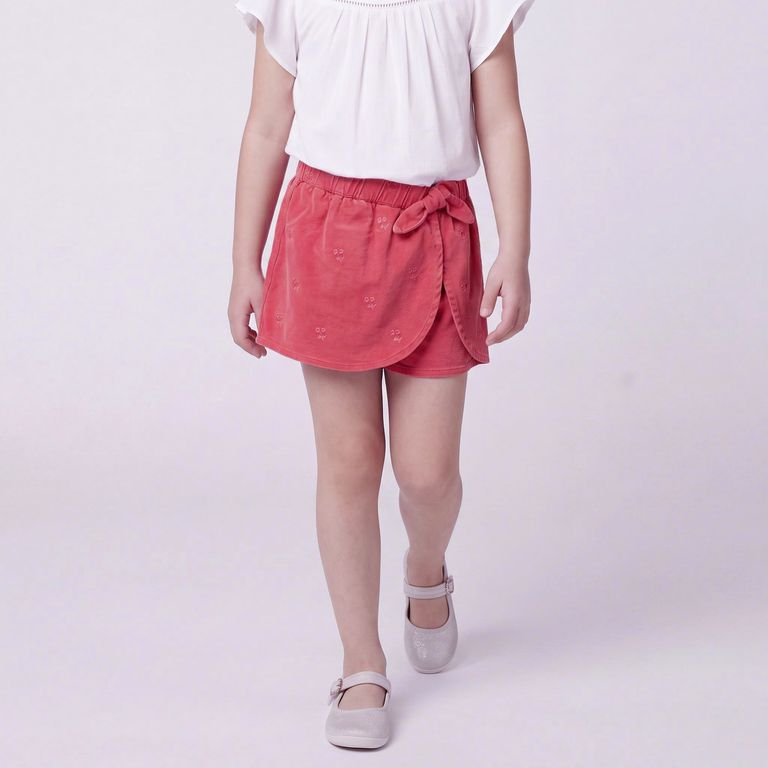 Short Bordado Niña