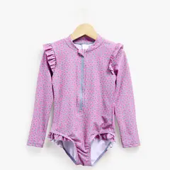 YAMP - Traje de Baño Manga Larga + Cierre Niña