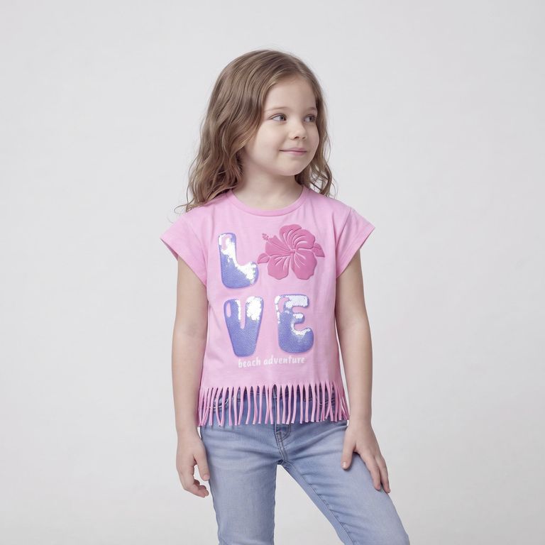 Polera Manga Corta Niña