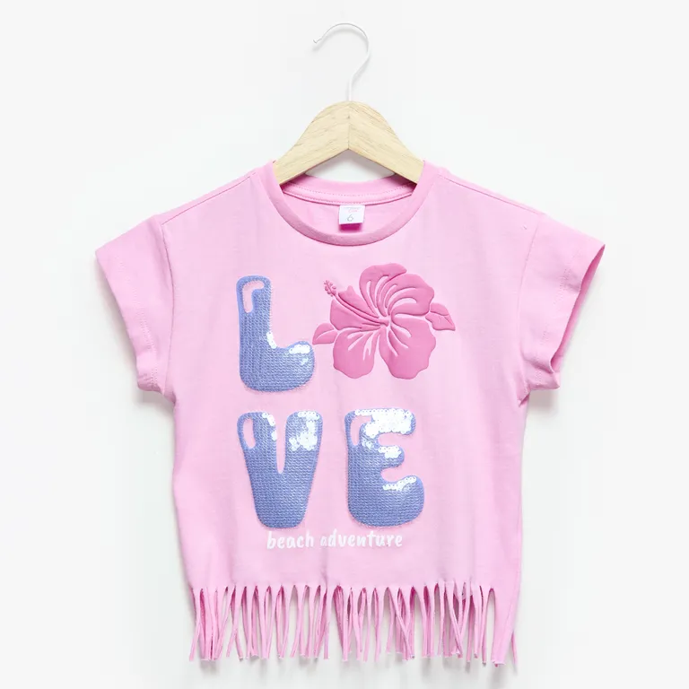 Polera Manga Corta Niña