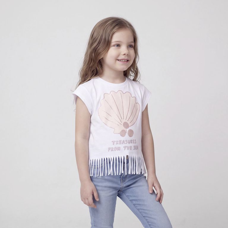 Polera Manga Corta Niña