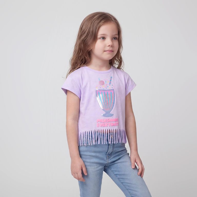 Polera Manga Corta Niña
