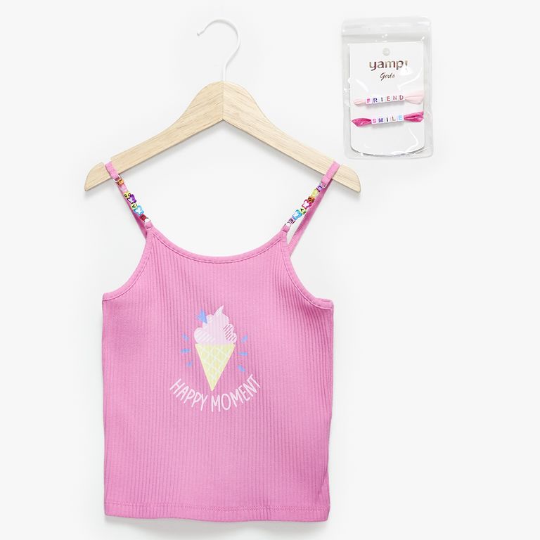 Polera Manga Corta Niña
