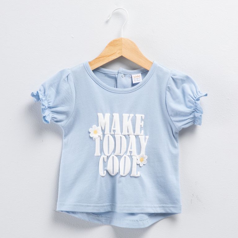 Polera Manga Corta Bebé Niña