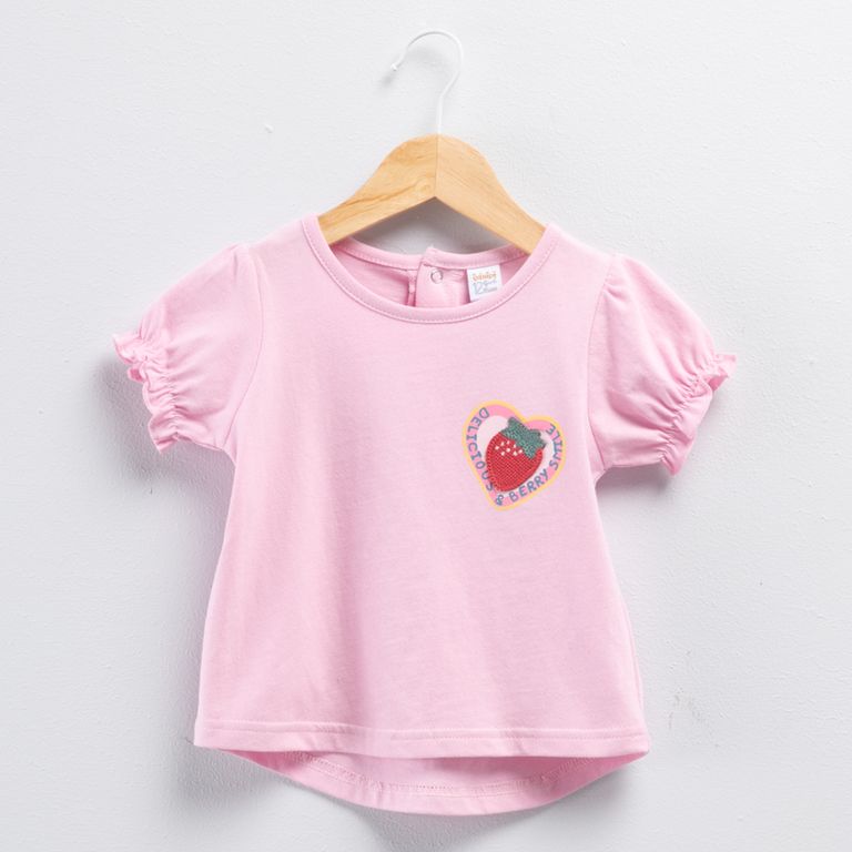 Polera Manga Corta Bebé Niña