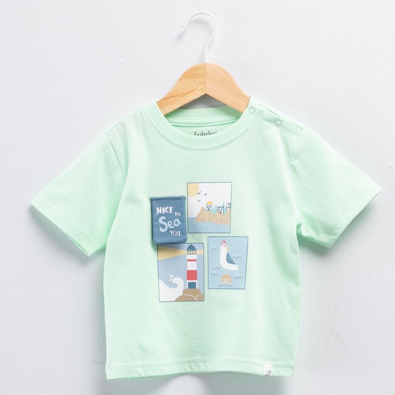 Polera Manga Corta Bebé Niño