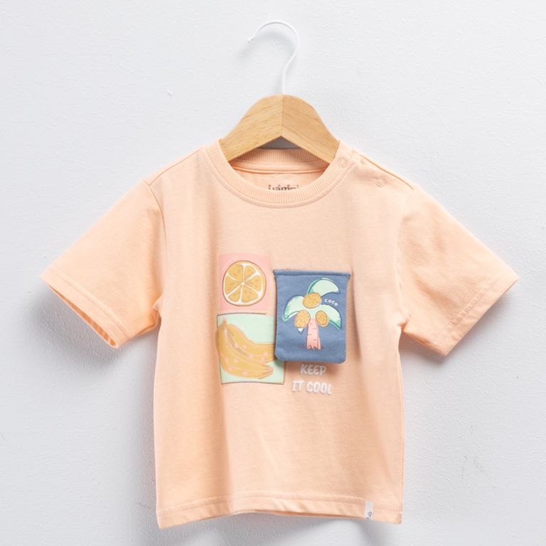 Polera Manga Corta Bebé Niño