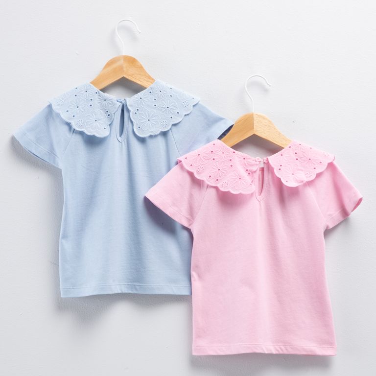 Pack 2 Poleras Manga Corta Bebé niña