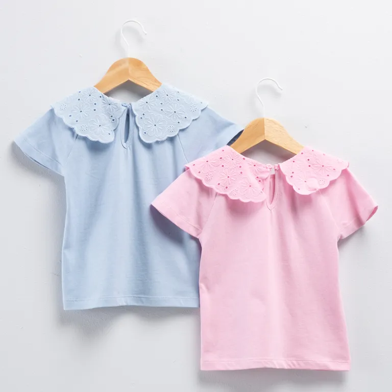 Pack 2 Poleras Manga Corta Bebé niña