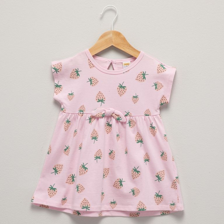 Vestido Manga Corta Bebé Niña