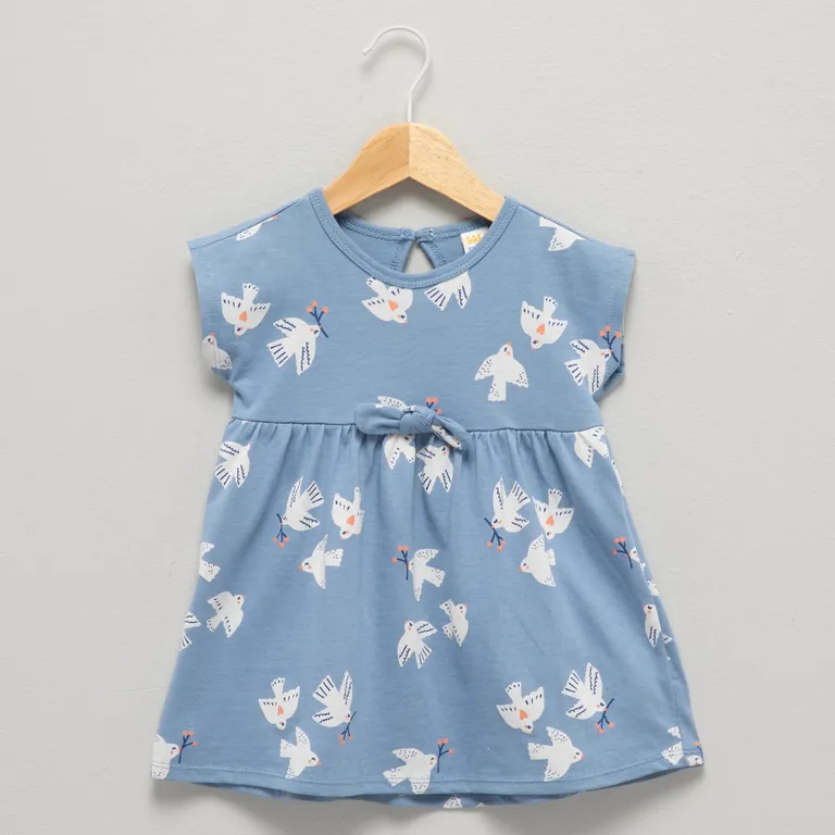 Vestido Manga Corta Bebé Niña