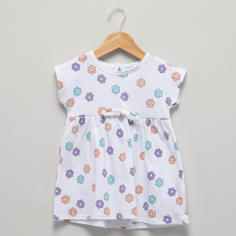 Vestido Manga Corta Bebé Niña