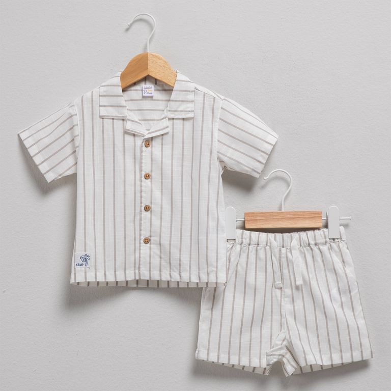 Set Camisa + Bermuda Bebé Niño