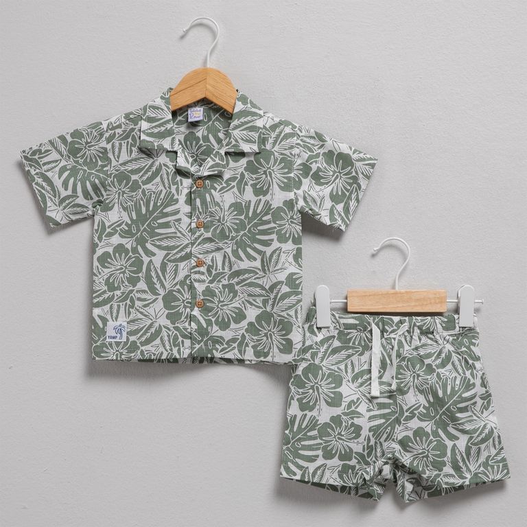 Set Camisa + Bermuda Bebé Niño
