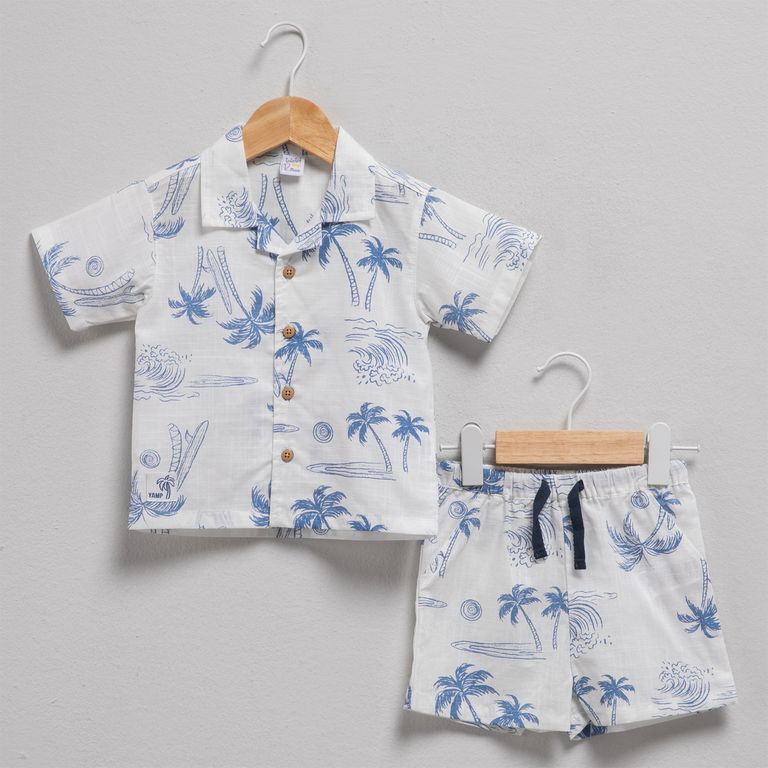 Set Camisa + Bermuda Bebé Niño