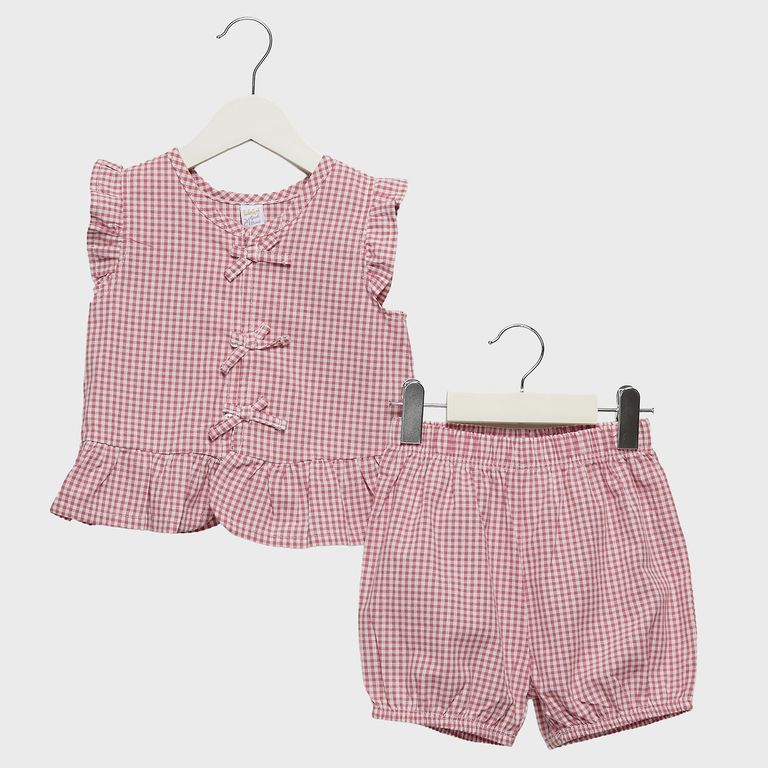 Conjunto Bebé Niña Blusa Más Short