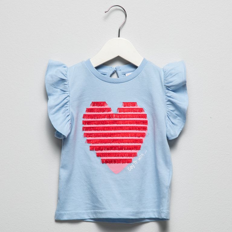 Polera Manga Corta Bebé Niña