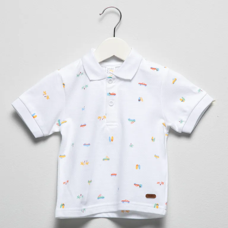 Polera Manga Corta Bebé Niño