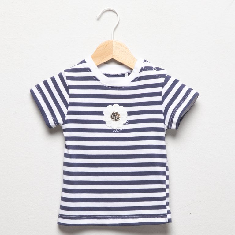 Polera Manga Corta Bebé Niña