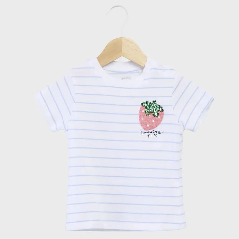 Polera Manga Corta Bebé niña