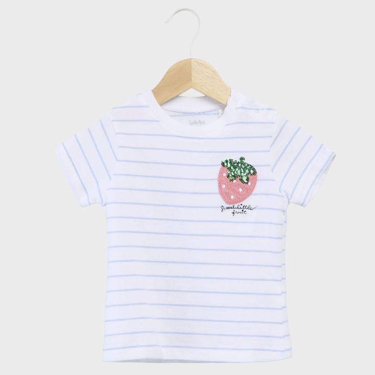 Polera Manga Corta Bebé Niña
