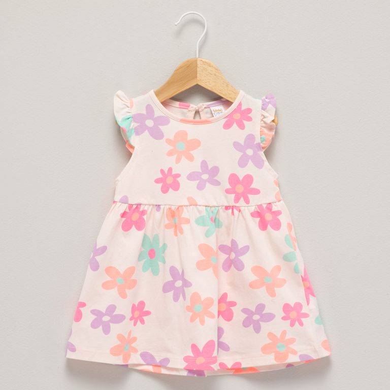 Vestido Vuelo Sin Manga Bebé Niña