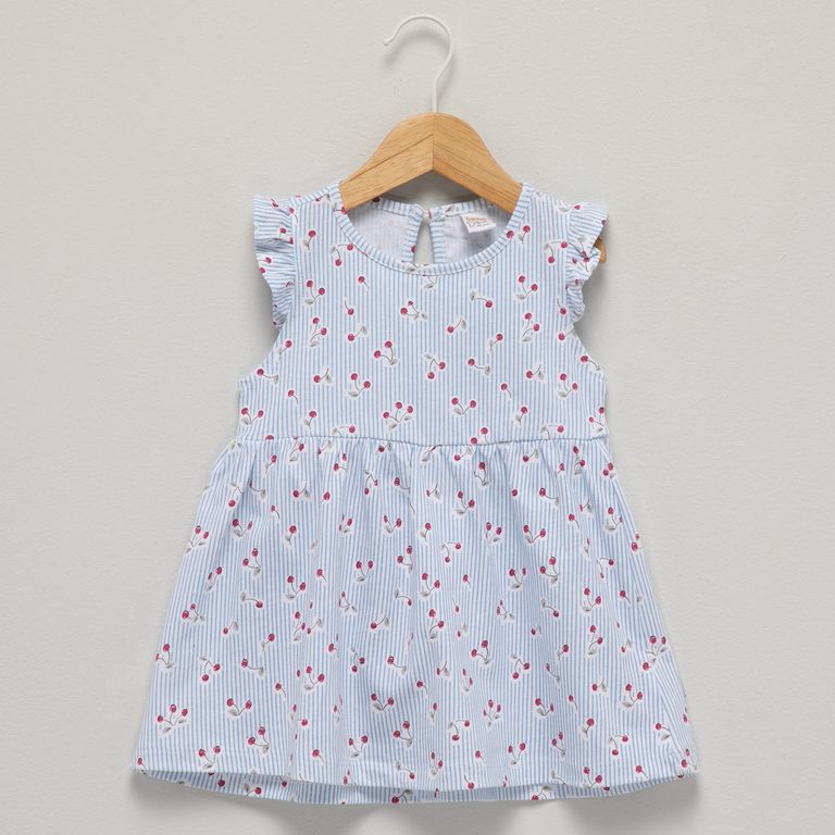 Vestido Vuelo Sin Manga Bebé Niña